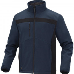 Chaqueta sofshell lulea2 azul/negro