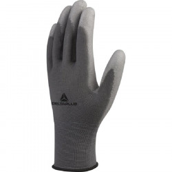 Guante tricotado 100% poliamida/palma pu gris VE702GR
