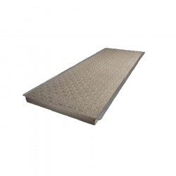 Placa polímero eléctrica 1200x400 con solapas