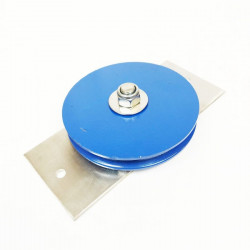 Polea motriz PM-150 con rodamiento - Soporte inox