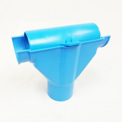 Boca de caída/"T" final abierta c/cierre diámetro 60 (tubo bajante de 70mm)- Outlet