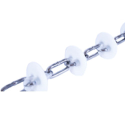 Cadena arrastre zincada para tubo de diámetro 60 (caja 50mts)
