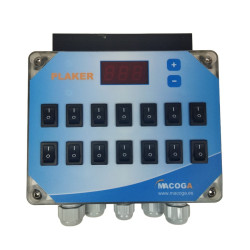 Regulador Individual de 14 placas eléctricas de calefacción PLAKER