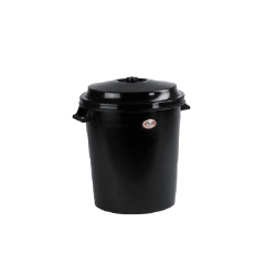 Cubo de basura de plástico 50 lt con tapa