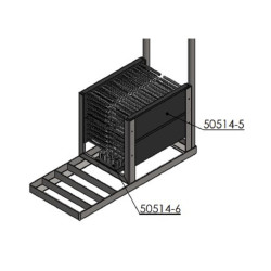 Repuesto lateral limpiabotas inox