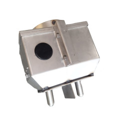 Dosificador inox tolva Erra twin montado