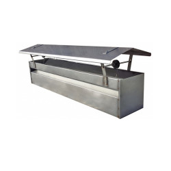 Caballete cumbrera ventilación inoxidable 3x0,30x0,52 alto total