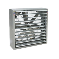 Ventilador gran caudal inox con persiana 1400rpm, 0,5cv - Trif. (22.000 m3/h)