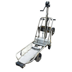 Carro de bajas eléctrico con torno manual