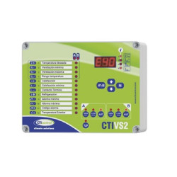 Controlador climático VS2 para 2 motorreductores de ventana
