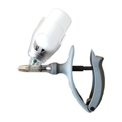 Jeringa con adaptador y con bote para medicamento de 2 cc RI