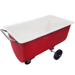 Carro poliéster 300 kg 3 ruedas (120x68x83cm)