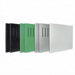 Panel polipropileno 50mm ciego negro 1200x1000