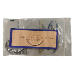 Aguja de sutura B 3/8 Nº9 (12 uds)

