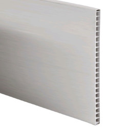 Panel pvc blanco 50 mm de 800 mm liso/liso