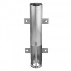 Soporte inox para taco de madera L-400 mm