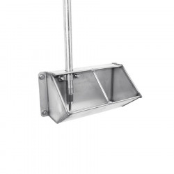 Cazoleta destete inox L240 2 bocas con brida (sin tubo ni chupete)