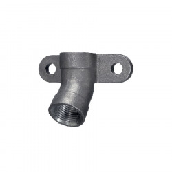 Soporte codo inox 1/2"-1/2" H/H 45º